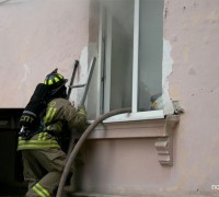В Бучачі ліквідовано пожежу закинутої будівлі